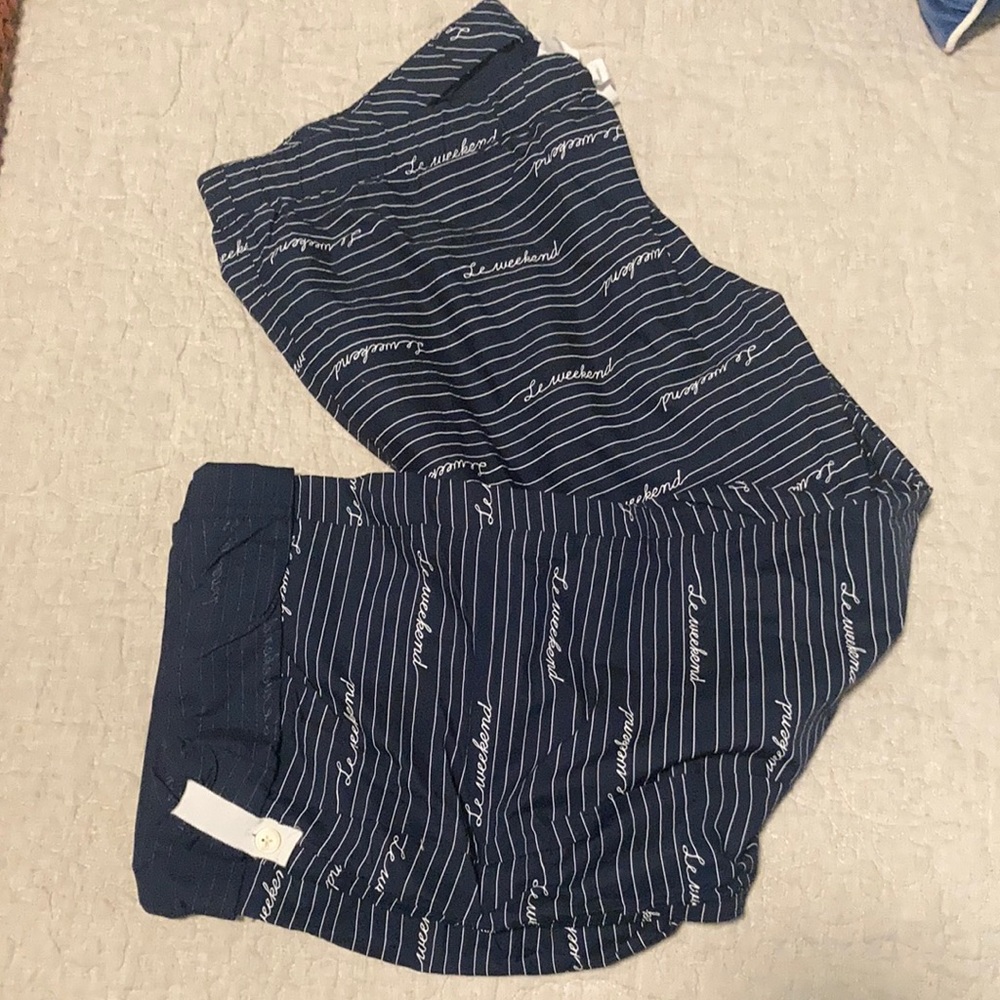 Brand New XL J Crew French “The Weekend” PJ pants